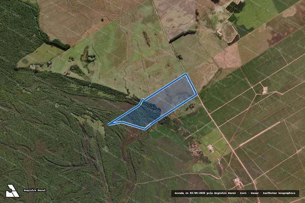 Imagem de satélite de Fazenda Tapera - PARCELA 02 em Camaquã - RS