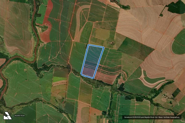 Imagem de satélite de FAZENDA SÃO JUDAS TADEU - Lote nº 7 em Colorado - PR