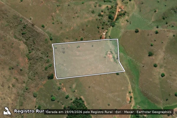 Imagem de satélite de SÍTIO QUEBRA PANELA - Parte 1 em Mendes Pimentel - MG