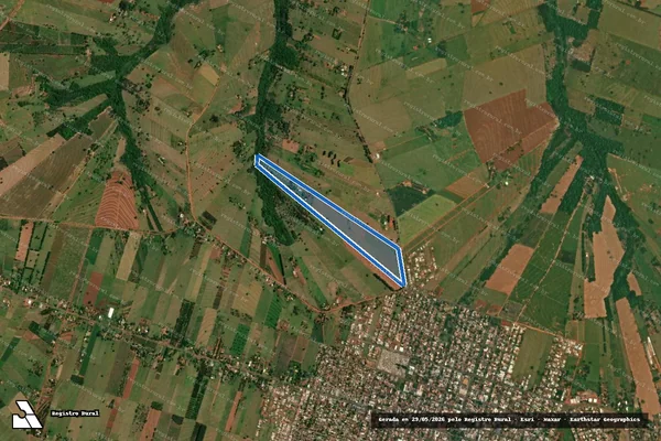 Imagem de satélite de LOTE RURAL Nº 61 - Parte 1 em Altônia - PR