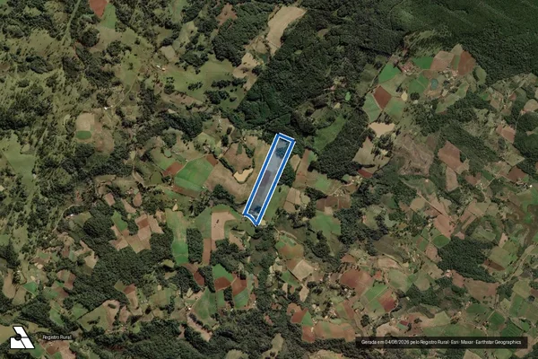 Imagem de satélite de P.A. HERMÍNIO G.S. Lote 41 - GLEBA A em Caçador - SC