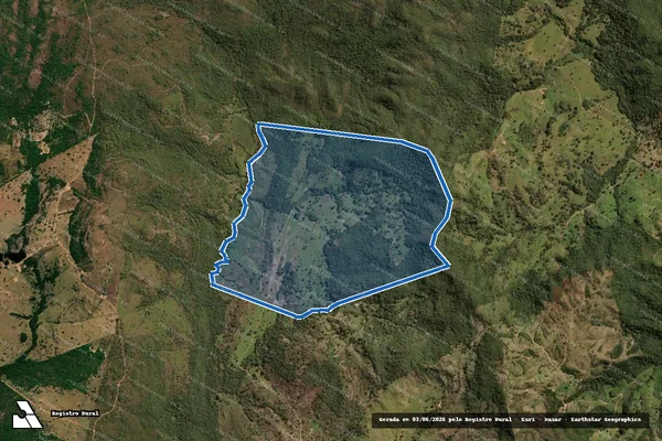 Imagem de satélite de JENIPAPO(FAZ. COLORADO), PIRAPITINGA - 001 em Morro Agudo de Goiás - GO