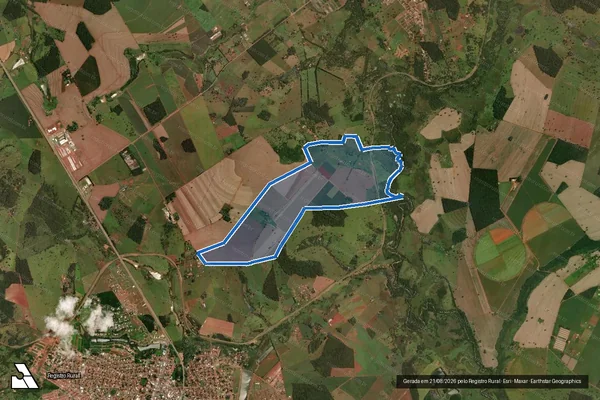 Imagem de satélite de FAZENDA MUMBUCA em Goianira - GO