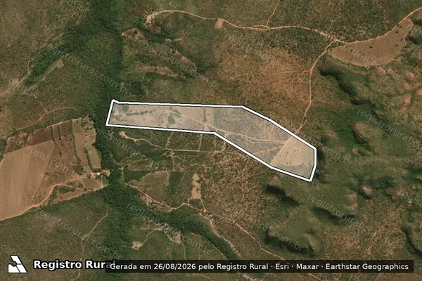 Imagem de satélite de FAZENDA BREJO DOS PINHENS - Gleba FAZENDA BREJO DOS PINHENS - PARTE 1 em Alto Parnaíba - MA
