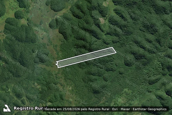 Imagem de satélite de Fazenda Natalia ? Gleba B - Gleba D em Sete Barras - SP