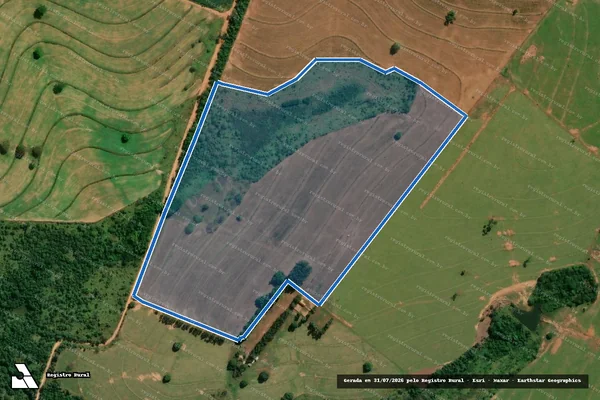 Imagem de satélite de Fazenda Boa Vista II - Área Desmembrada 01 em Indiana - SP