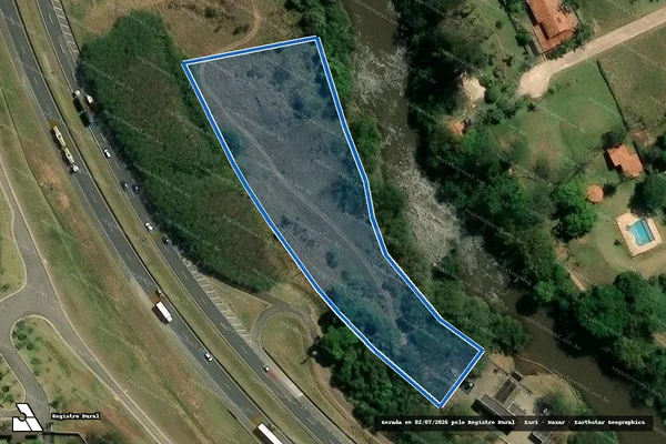 Imagem de satélite de Casa de Campo Santana do Cuiabano (GLEBA PEQUENA) - Casa de Campo Santana do Cuiabano (GLEBA PEQUENA) em Valinhos - SP