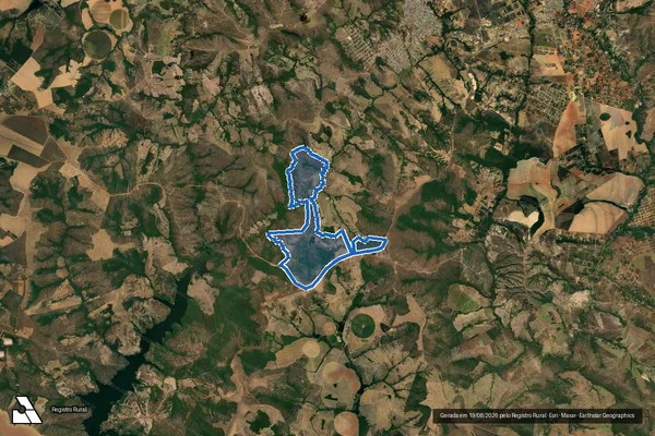 Imagem de satélite de FAZENDA SS - Parte 1 em Luziânia - GO