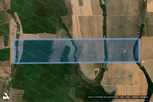 Imagem de satélite de FAZENDA SANTA ROSA em Porto Alegre do Norte - MT
