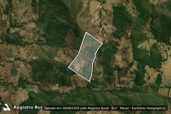 Imagem de satélite de FAZENDA FUNIL - Parte 1 em Niquelândia - GO