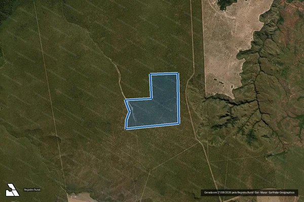 Imagem de satélite de Fazenda Salto Belo - GLEBA B - Parte 2 da Matrícula nº 3228 em Novo São Joaquim - MT