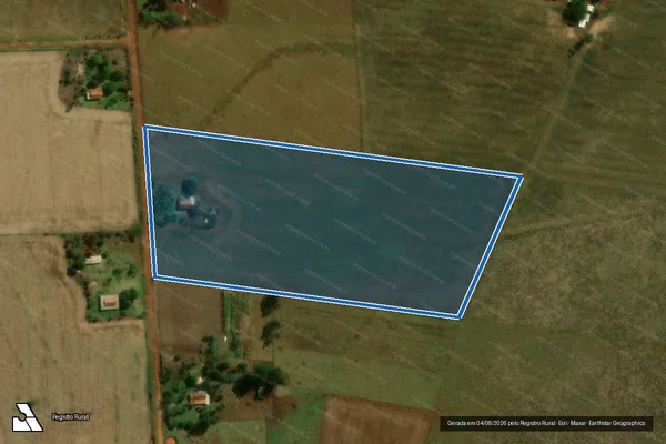 Imagem de satélite de Projeto de Assentamento Itamarati II em Ponta Porã - MS