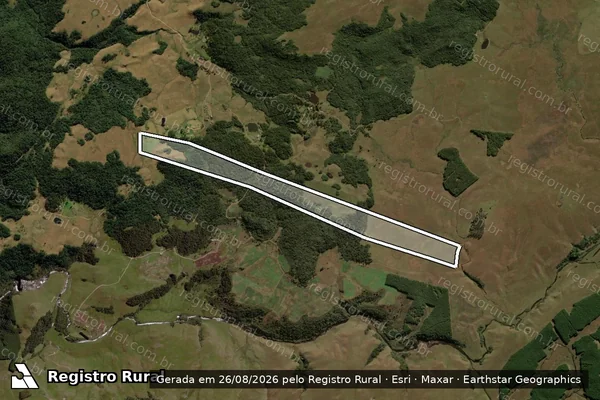 Imagem de satélite de Fazenda Santana - Parte 4 em Cambará do Sul - RS