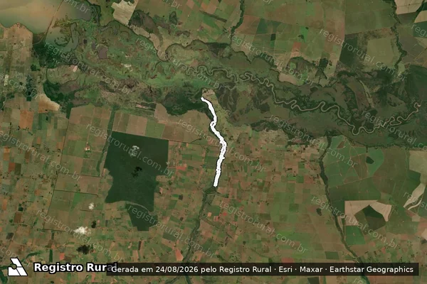 Imagem de satélite de ASSENTAMENTO EST. TUPANCIRETÃ - PA0053S00Q00G002 em Presidente Venceslau - SP