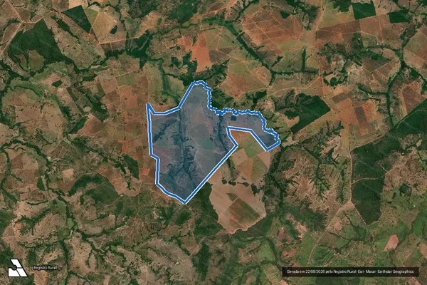 Imagem de satélite de FAZENDA COSMOPLAN - Parte 1 em Amaralina - GO
