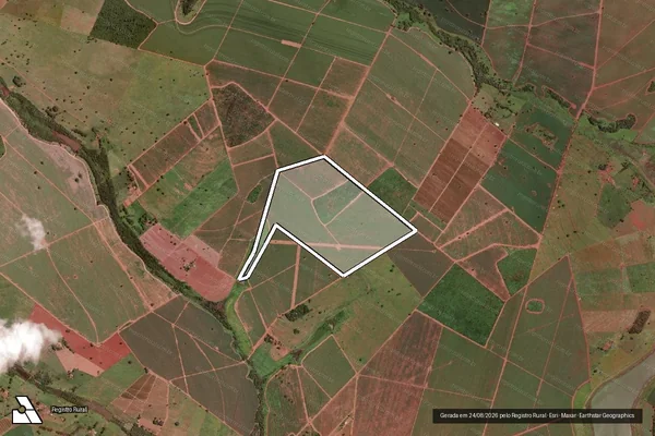 Imagem de satélite de Fazenda São José do Bebedouro, den. Fazenda São Judas Tadeu - PARTE 1 em Frutal - MG