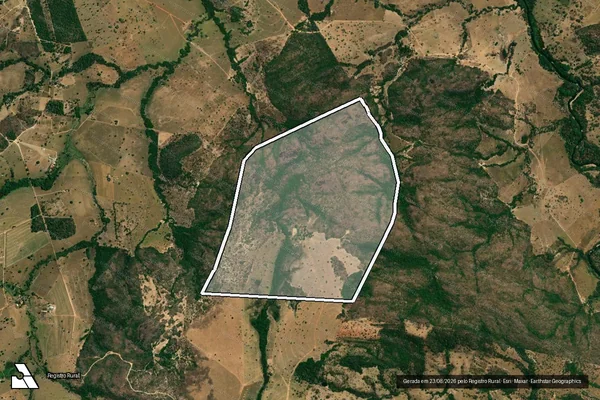 Imagem de satélite de FAZENDA MC - Parte 1 em Santa Isabel - GO