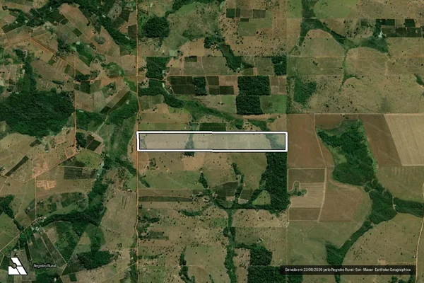 Imagem de satélite de Sítio Engano - Lote 122 da Gleba 02 Setor Parecís - Parcela 1 em Alto Alegre dos Parecis - RO