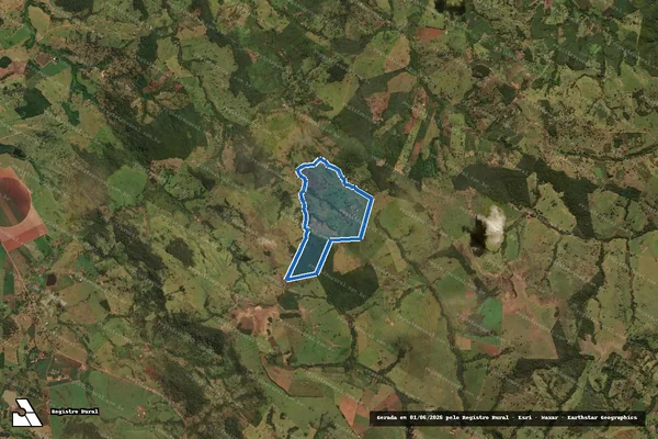 Imagem de satélite de FAZENDA FORQUILHA - FAZENDA FORQUILHA em Petrolina de Goiás - GO