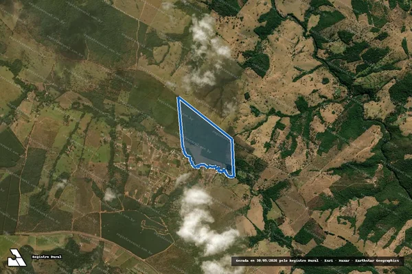 Imagem de satélite de FAZENDA SÃO GERALDO - FAZENDA SÃO GERALDO em Abadiânia - GO