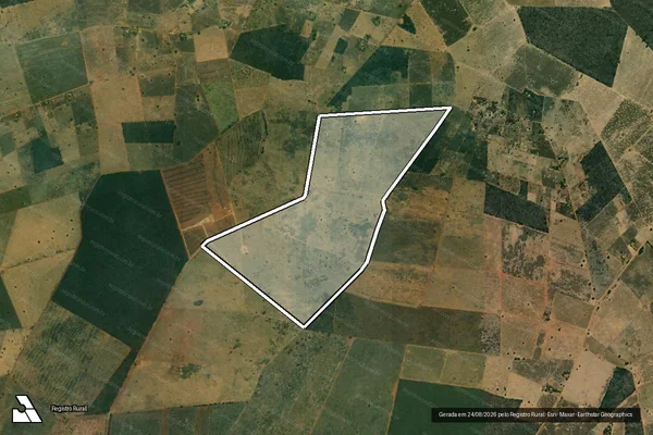 Imagem de satélite de FAZENDA LAGOINHA - Gleba F01 em Wanderley - BA