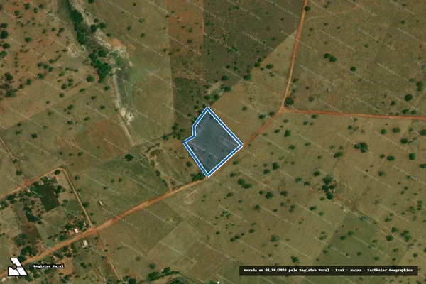 Imagem de satélite de PROJETO DE ASSENTAMENTO SÃO THOMÉ – ÁREA COMUNITÁRIA em Bataguassu - MS