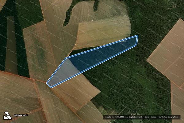 Imagem de satélite de FAZENDA FABIANE X - Parte 1 em Nova Mutum - MT