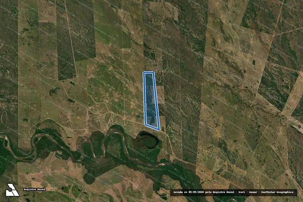 Imagem de satélite de Fazenda Baía Sandy - Fazenda Baía Sandy ? Gleba ?B? em Coxim - MS