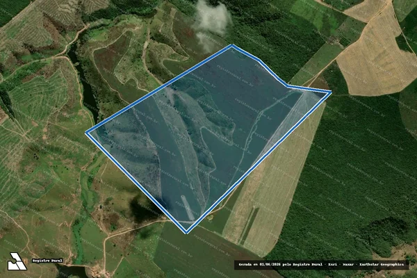 Imagem de satélite de FAZENDA XIMENES - 001 em São Raimundo do Doca Bezerra - MA