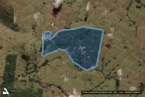 Imagem de satélite de FAZENDA SAO SEBASTIAO - Única em Lages - SC