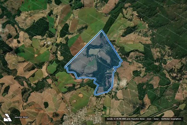 Imagem de satélite de FAZENDA MACIEL em Fraiburgo - SC