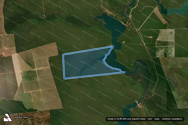 Imagem de satélite de FAZENDA BOM RETIRO - Parte 1 em Campos de Júlio - MT
