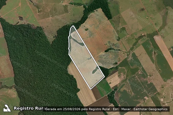 Imagem de satélite de LOTE ?B? - Parte 1 em Tabaporã - MT