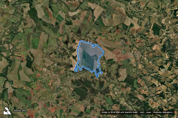Imagem de satélite de Fazenda Capoeirão ? Parte I - Parte 1 em Japaraíba - MG