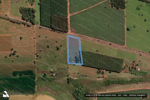 Imagem de satélite de Sítio São Firmino - Parte 1 em Cardoso - SP