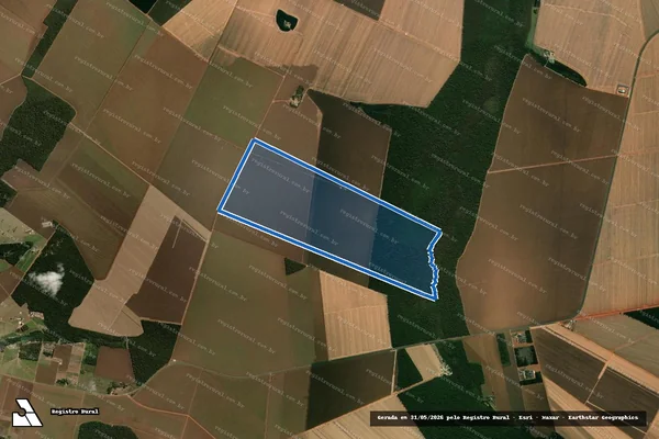 Imagem de satélite de FAZENDA BRASIL IV - Parte 1 em Nova Mutum - MT