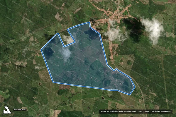 Imagem de satélite de FAZENDA INDEPENDÊNCIA - PARCELA-1 em Peritoró - MA