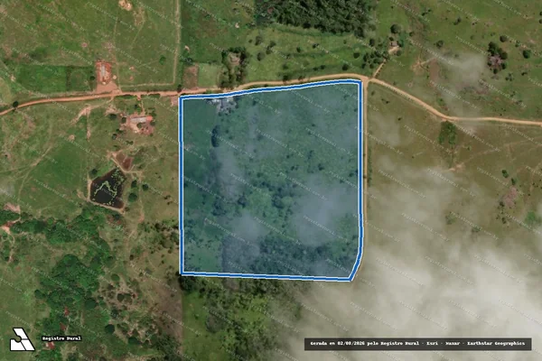 Imagem de satélite de LOTE 02 - GLEBA 29 - P.A.D. BURAREIRO - PARCELA 02 em Cacaulândia - RO