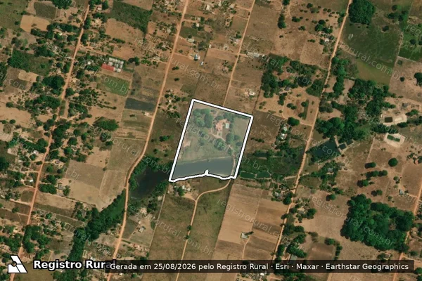 Imagem de satélite de LOTE RURAL N° 61/2B - Parte 2 em Alta Floresta - MT