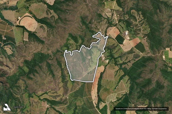 Imagem de satélite de FAZENDA BOQUEIRÃO - Parte 2 em Patrocínio - MG