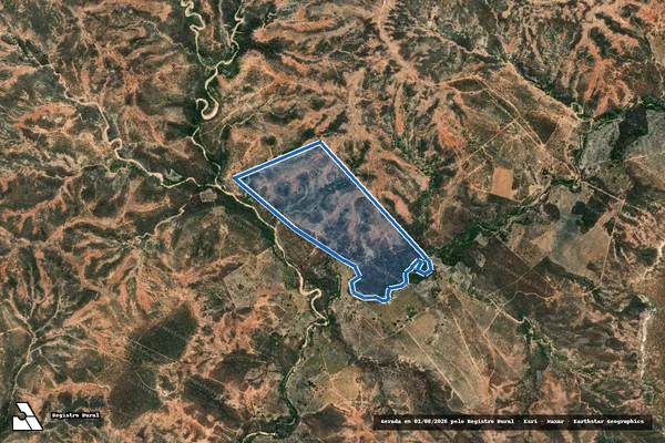 Imagem de satélite de FAZENDA GAMELEIRA - 001 em Urucuia - MG