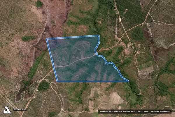 Imagem de satélite de Fazenda WNK, Constituído Por Parte do Lote 07 (Lote 09), do Loteamento Mansinha Quadra A - Lote 09 em Rio Sono - TO