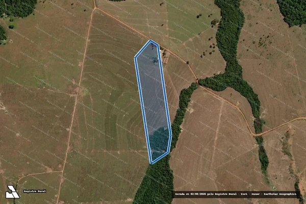 Imagem de satélite de Fazenda Rancho Alegre II - Parcela 2 em Juína - MT