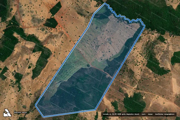 Imagem de satélite de Fazenda Alto Alegre, Lote 26 do Loteamento Bacaba em Miranorte - TO