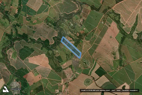 Imagem de satélite de Sítio Rubiacea - Parte I em Reginópolis - SP