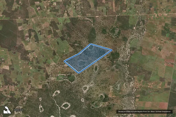 Imagem de satélite de FAENDA RÊ IRMÃ em Carinhanha - BA