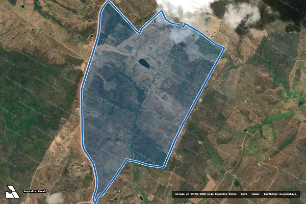 Imagem de satélite de FAZENDA MARI; SACO DA LAGOA; FAZENDA TRIUNFO - FAZENDA MARI / SACO DA LAGOA / FAZENDA TRIUNFO em São Brás - AL