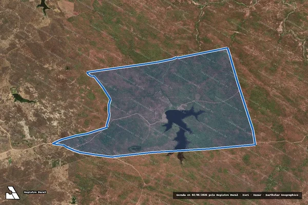 Imagem de satélite de Fazenda Massapê - Parte 1 em Hidrolândia - CE