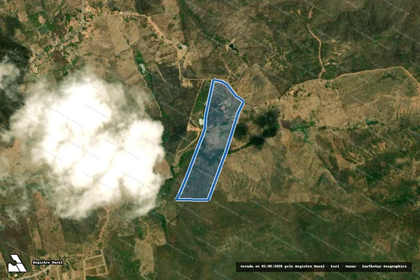 Imagem de satélite de LOTE 0035 - SÍTIO SANTA CLARA  - Parte 1 em Caririaçu - CE