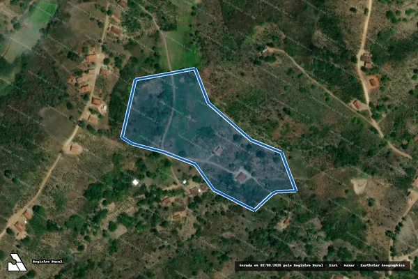 Imagem de satélite de ENGENHO GERALDO - Parte 1 em Alagoa Nova - PB